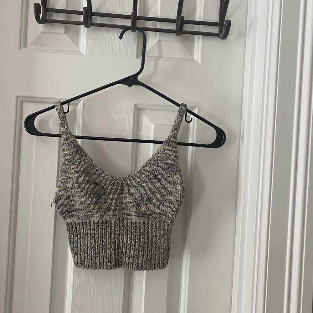 Knit crop top